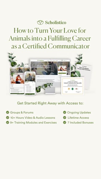 How to Turn Your Love for Animals into a Fulfilling Career as a Certified Communicator