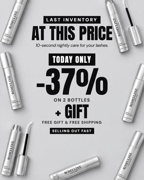 37% off 2 bottles + a free gift — today only