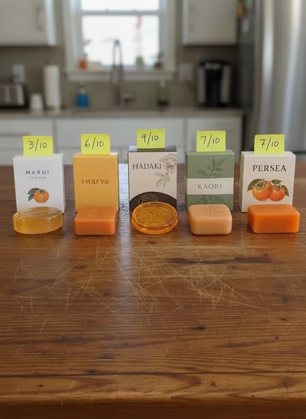I Ranked All Five Persimmon Soaps Out Of Ten