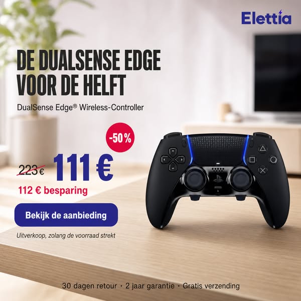 Halve prijs, volle controle