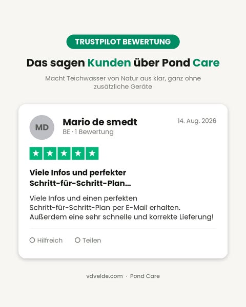 Klares Wasser 100% Natürlich