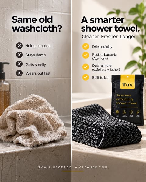 Tux Shower Towel