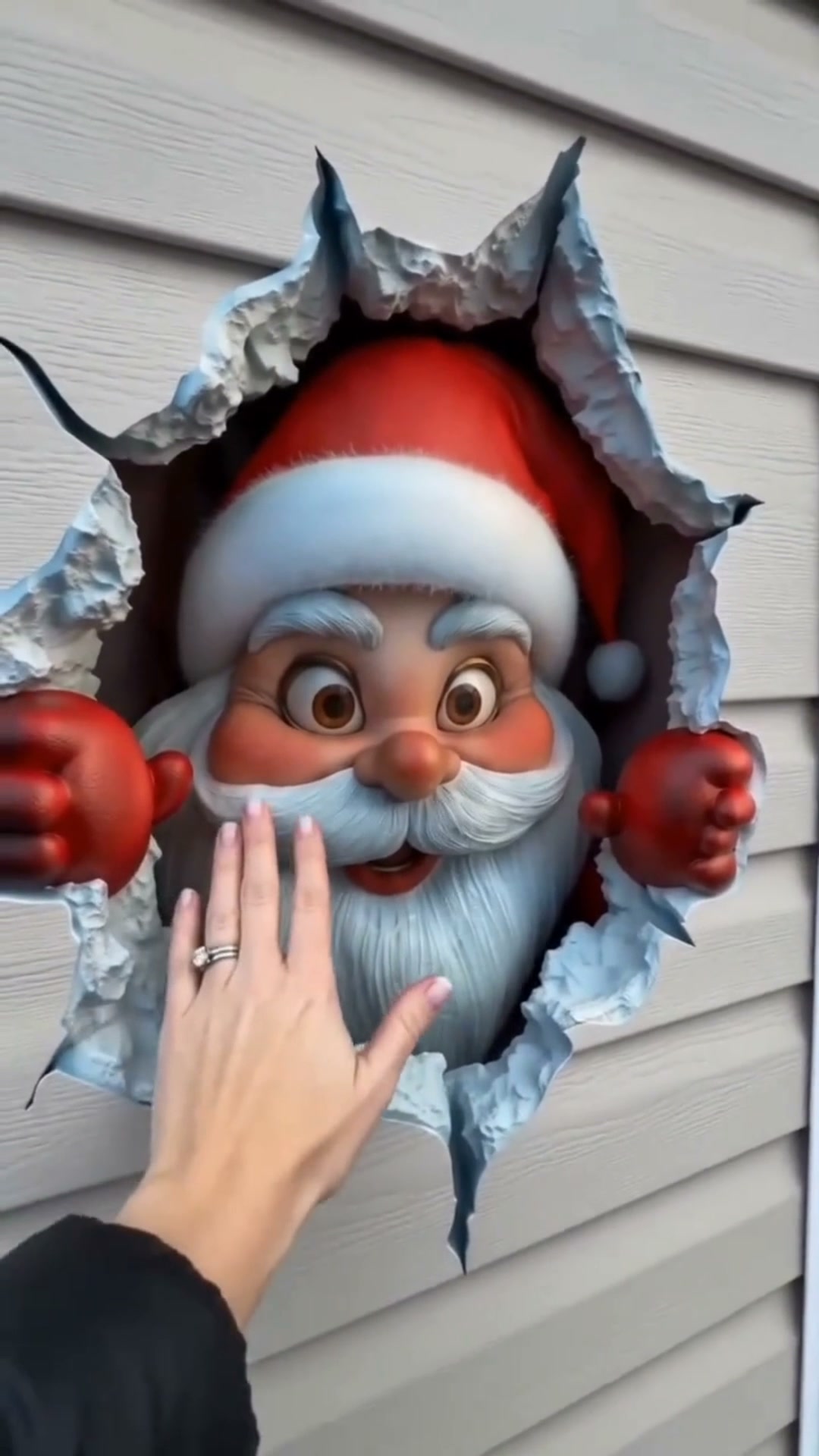 Santa Claus Wall Sticker : Christmas Cheer & Creative DIY Decor