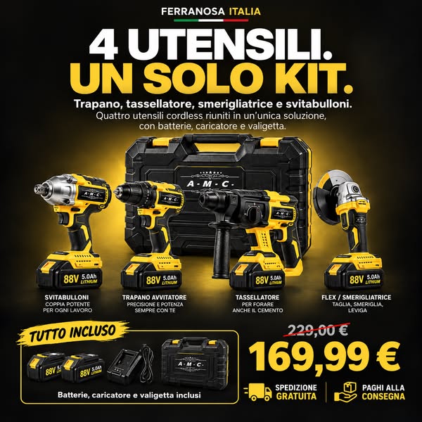 4 Attrezzi, 1 Solo Kit