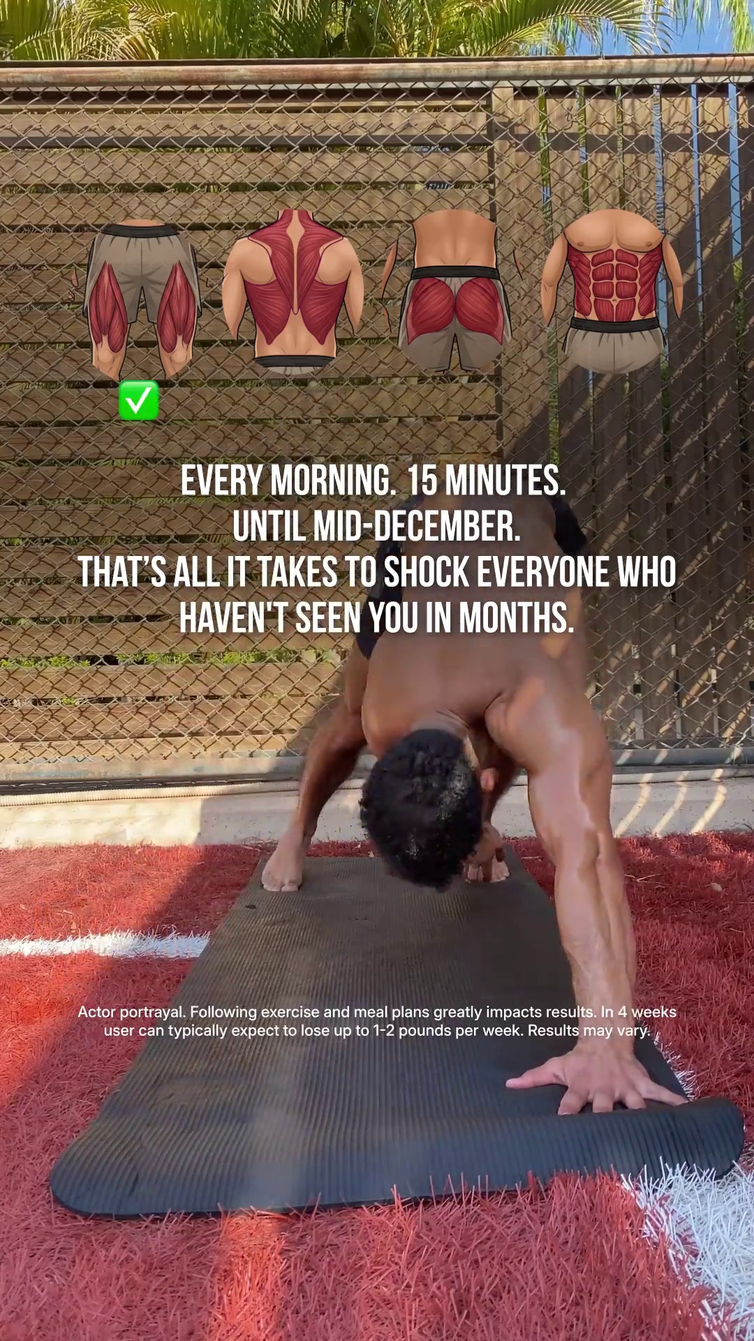For Big Guys: Start Fifteen Today. Build Steady Strength.