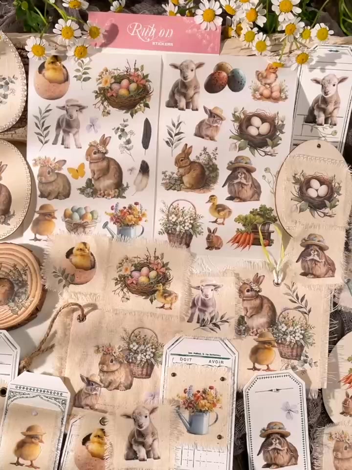 Easter Rub-on Stickers