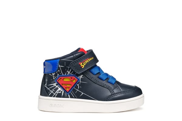 €29Geox Ανατομικό Μποτακι Για Αγόρι Superman Μπλέ