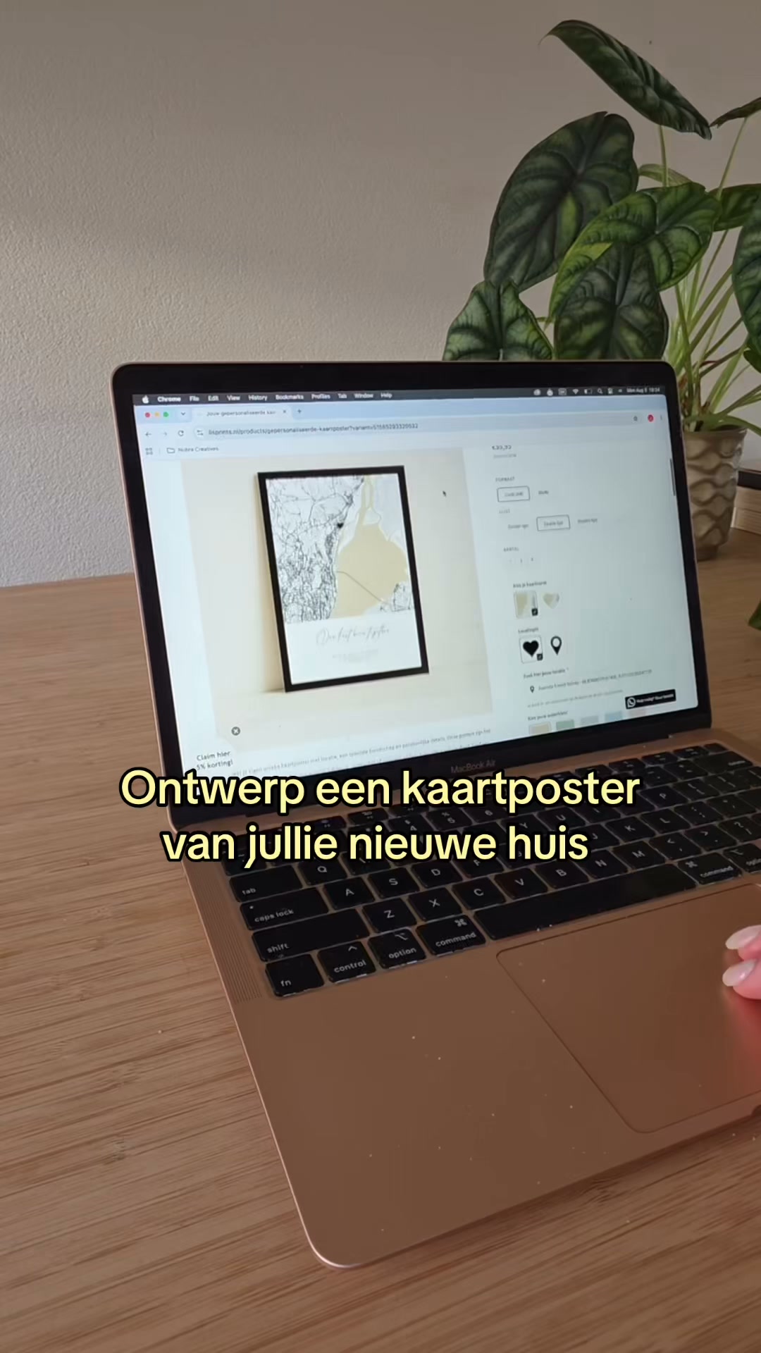Jouw gepersonaliseerde kaartposter