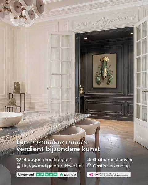 Kreeft Groen | KunstKartel