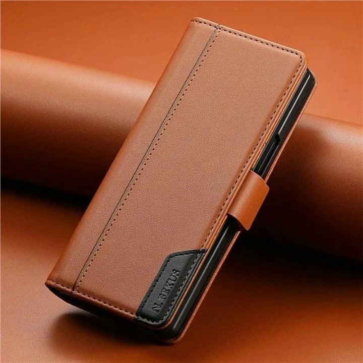 Leather Flip Wallet Stand Case