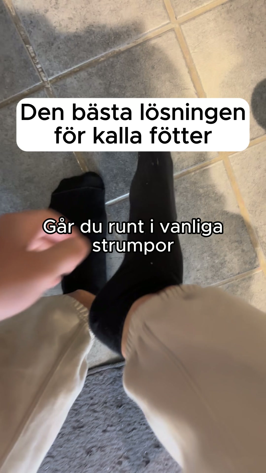 Slipp kalla fötter i höst