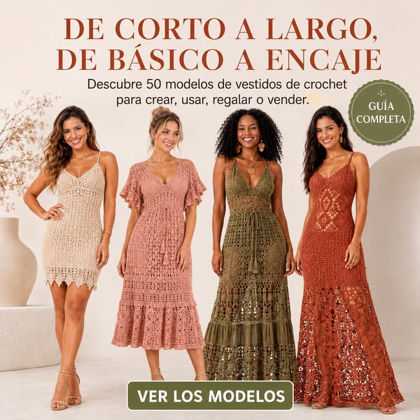 50 Vestidos de Crochet