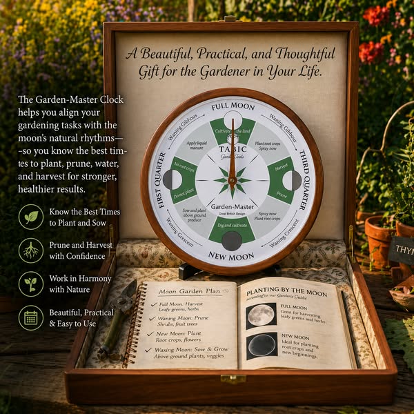 The Moon Gardening Clock. £79.95