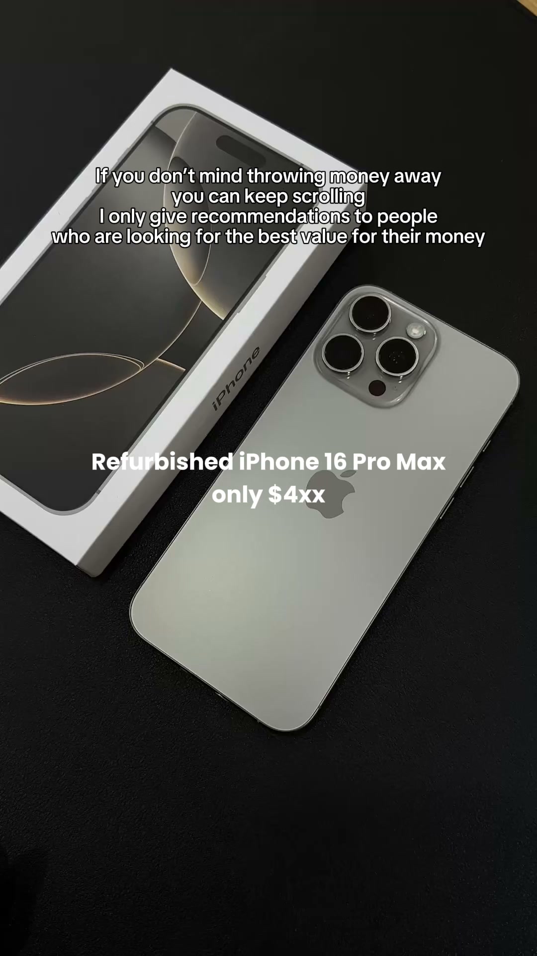 Refurbished iPhone 16 Pro Max