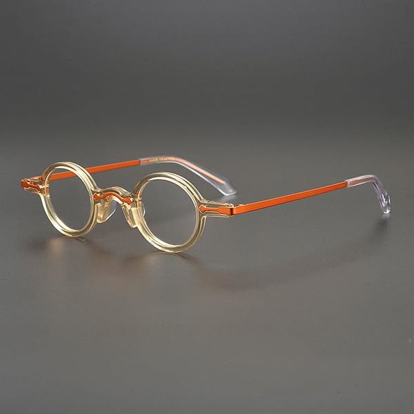 Leif Retro Round Acetate Glasses Frame