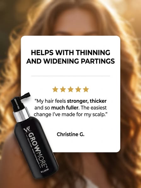 Visibly Thicker Hair in 90 Days
