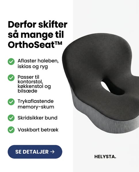Sidder du meget? Giv din krop mere komfort.