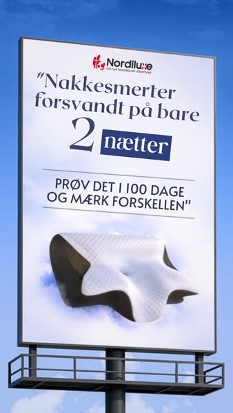 Prøv ErgoPillow™ i 100 nætter