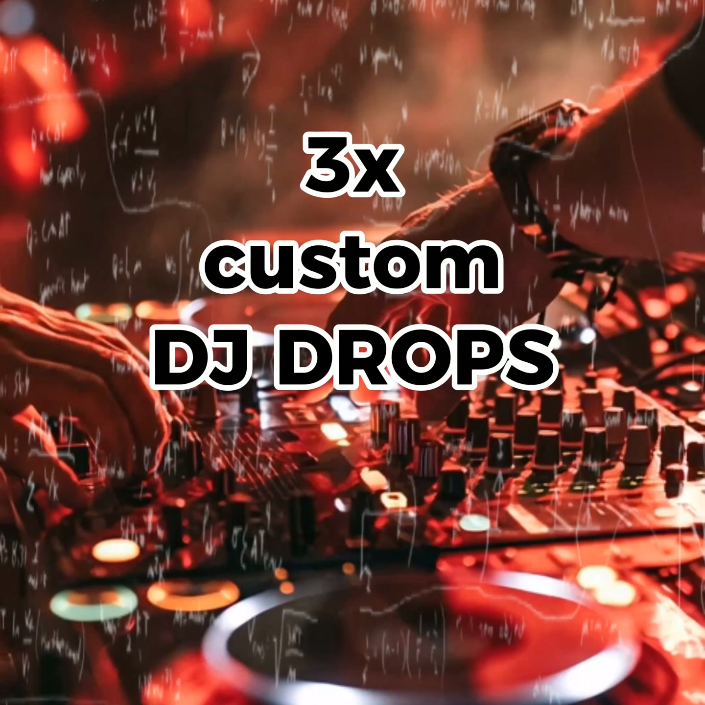24h delivery: 3x Custom DJ Drops
