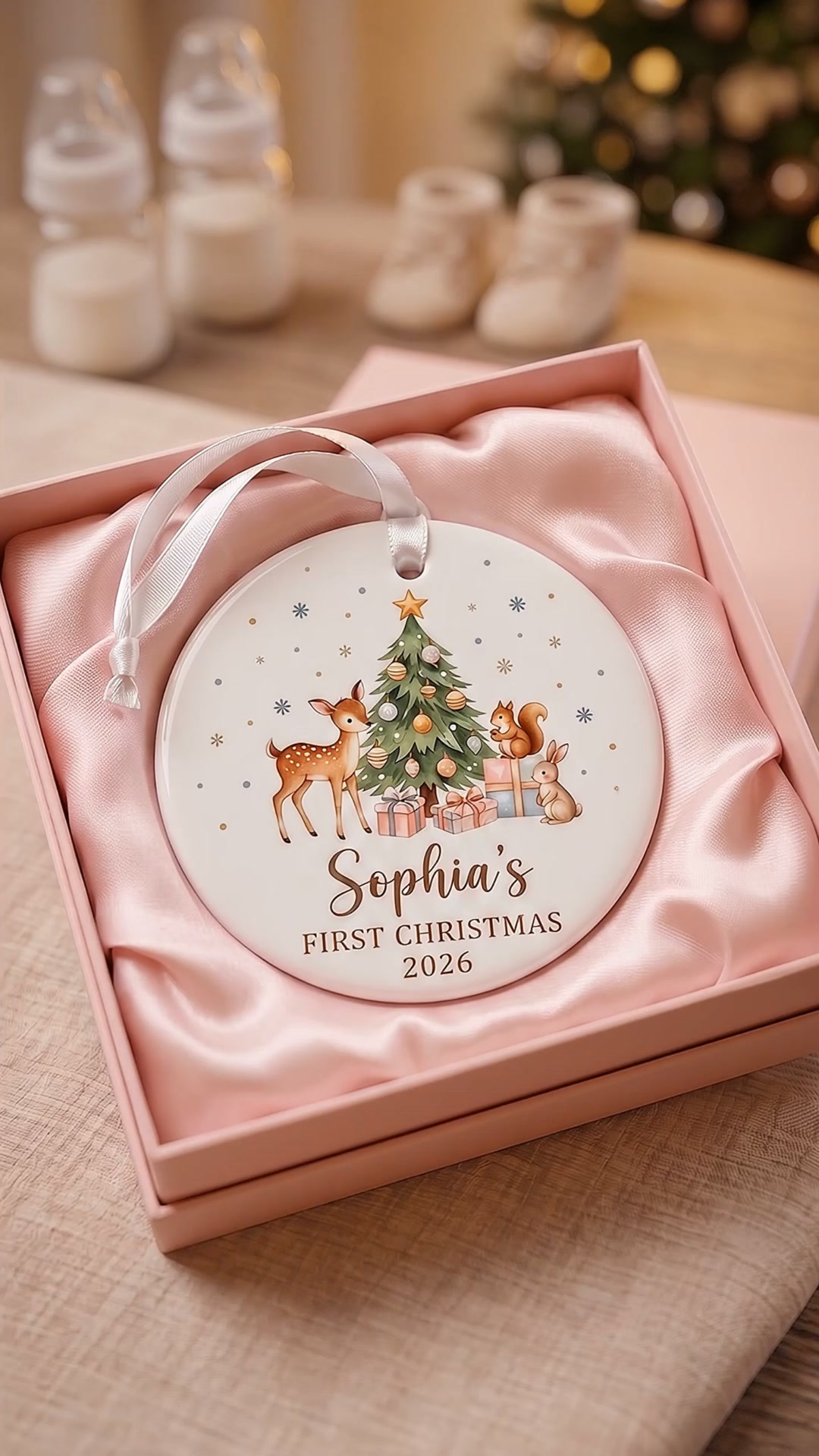 Personalized Baby's First Christmas Ornament