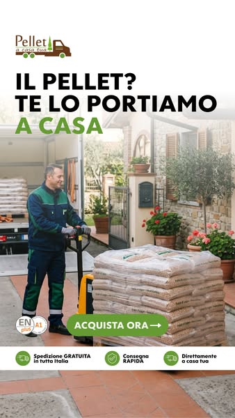 Il pellet? Te lo portiamo a casa!