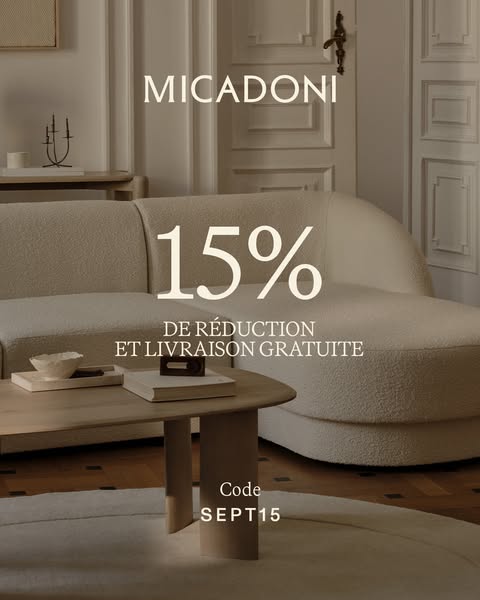Micadoni : -15 % sur votre commande
