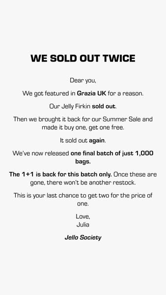 BUY 1, GET 1 FREE