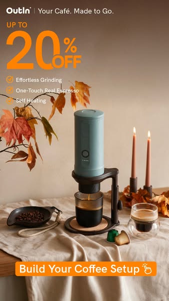 Café-Quality Coffee Anywhere — Up to 20% OFF