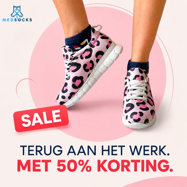 50% KORTING op alle sneakers