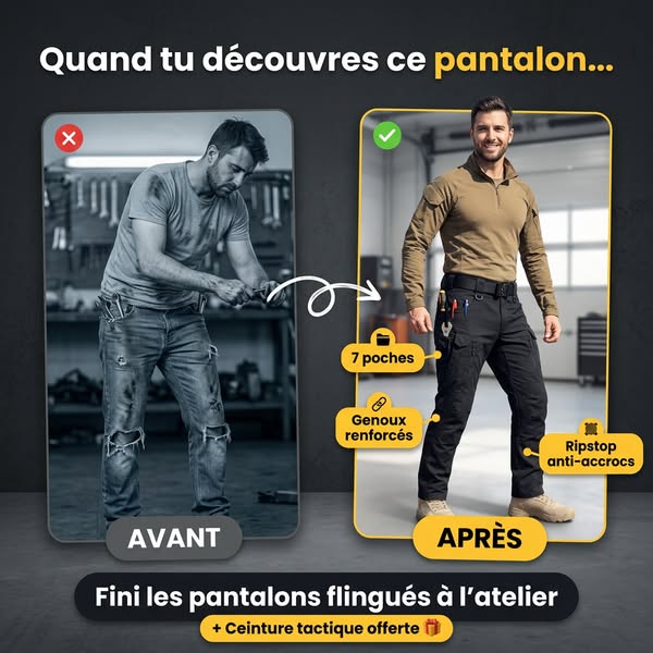 Le Pantalon le plus Pratique qui Existe !