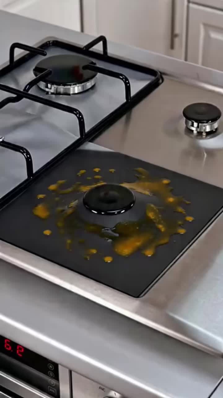 Reusable Silicone Gas Hob Range Protectors