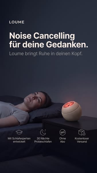 Einschlafen in Minuten.