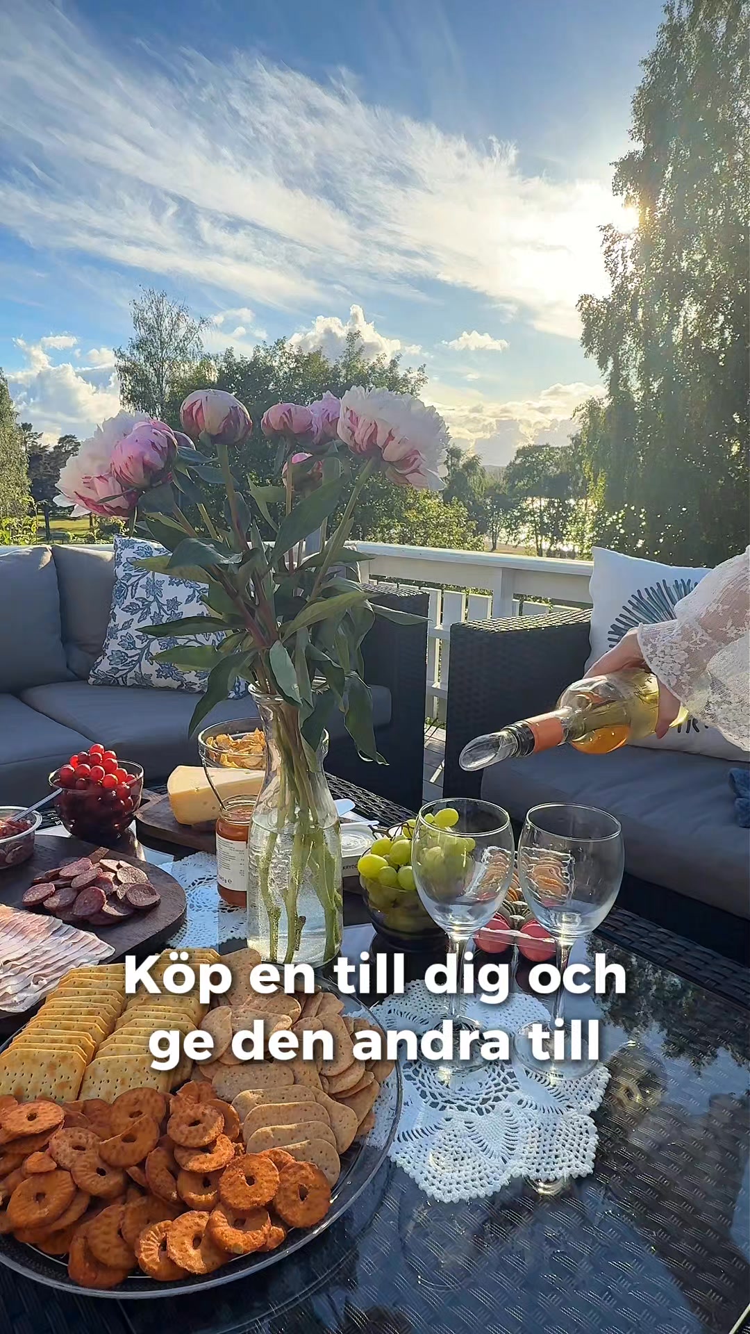 En till dig, en till rosé-kompisen.