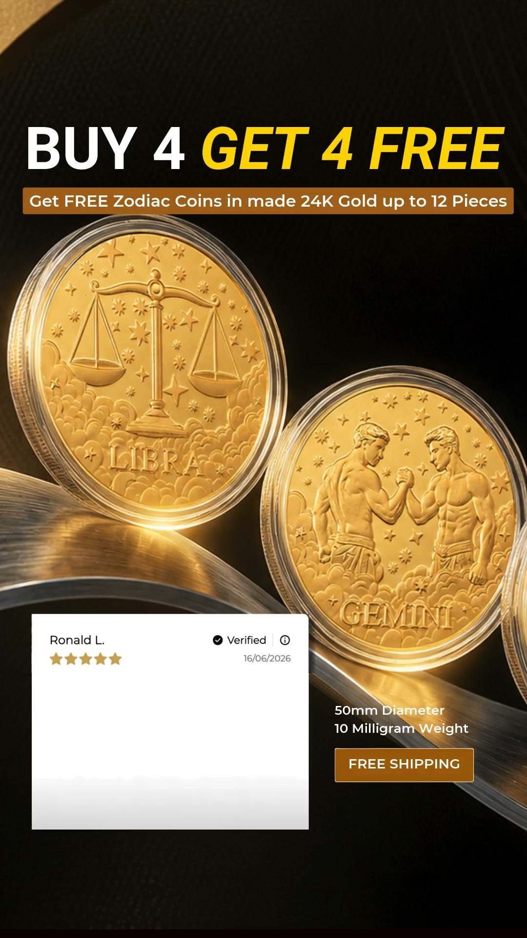 24K Gold Zodiac Coins Are Here