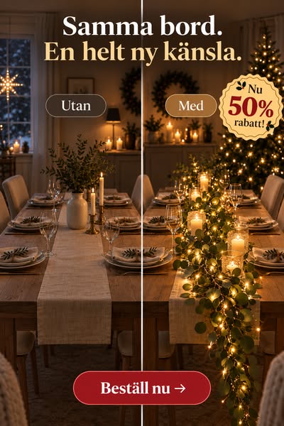 50% rabatt på alla varianter