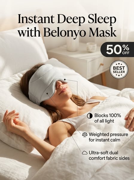 Weighted Eye Mask For Deep Sleep