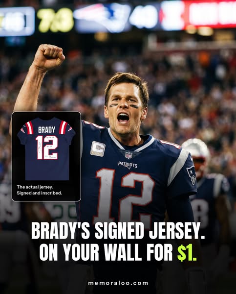 Brady's Signed Jersey. $1