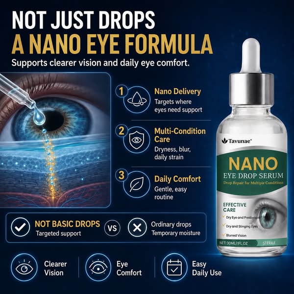Tavunae® Nano Eye Drops Serum – Advanced Nanotech Treatment for Age-Related Vision