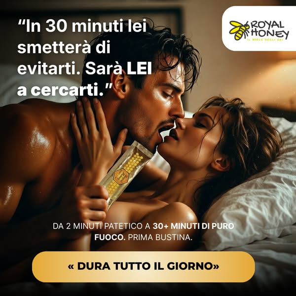 Erezioni e Vitalità con questo Miele