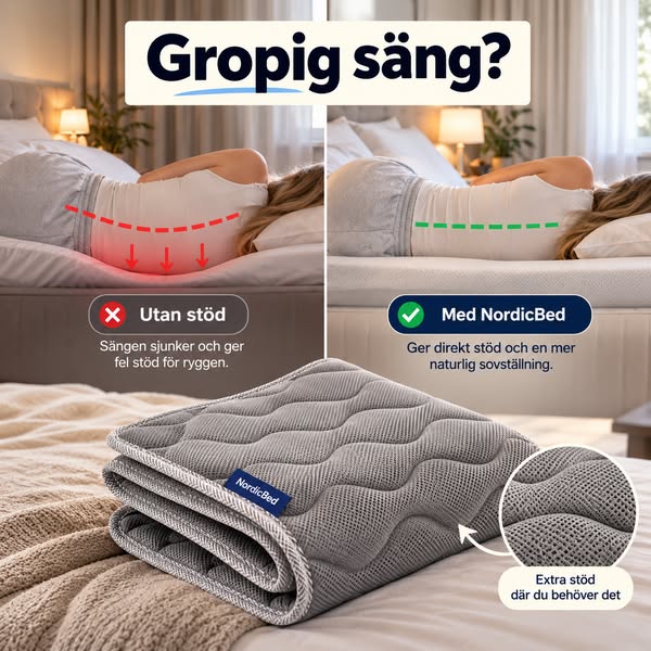 Grop i bäddmadrassen?