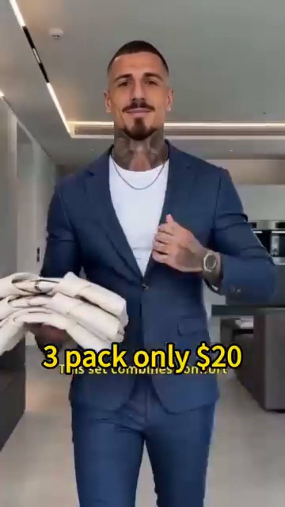 Men’s Stretch Business Suit – Smart & Comfortable