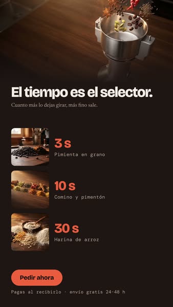 3 s, 10 s o 30 s. Tú decides