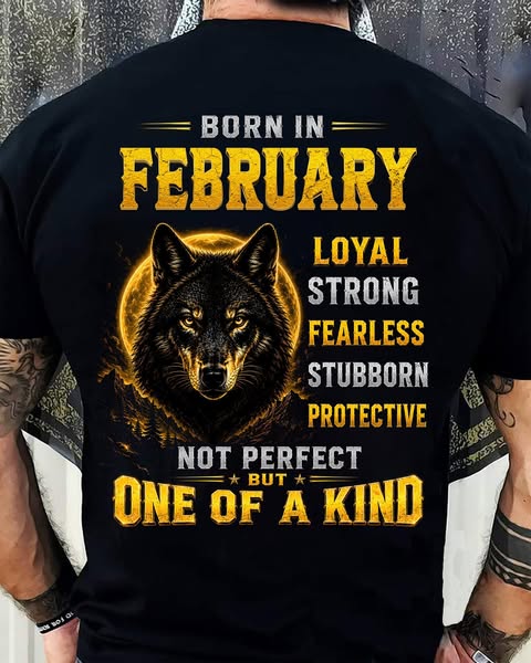 FEBRUARY GUY - NOT PERFECT BUT ONE OF A KIND - T SHIRT FOR STRONGMAN