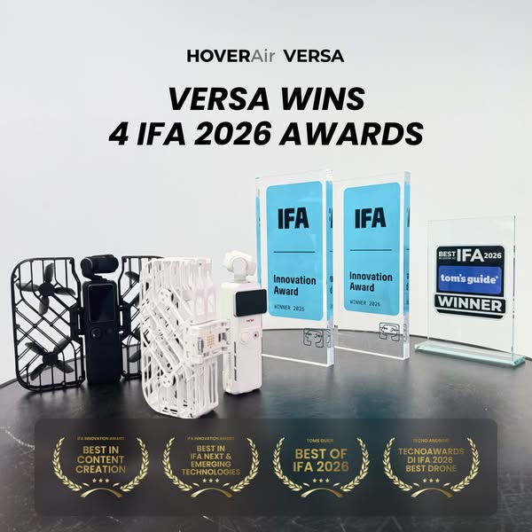 HOVERAir VERSA: This Pocket Camera Can Fly