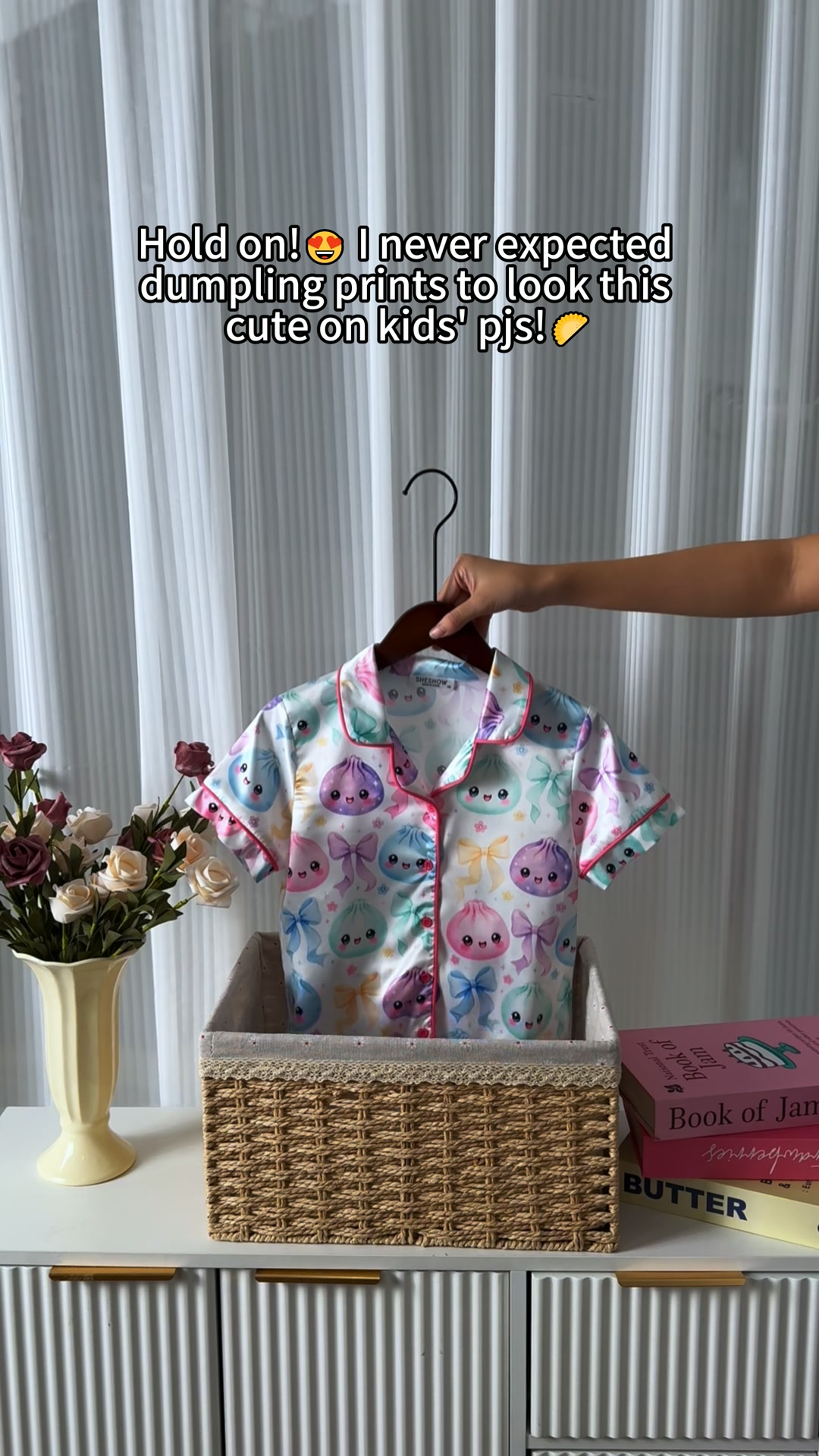 SALE! Kawaii Dumpling Pajama Set For Kids