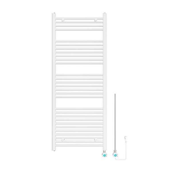 Elektrische designradiator Sofia 150x60cm glans wit 700W