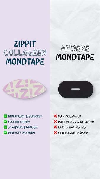 Zachtere lippen door mondtape
