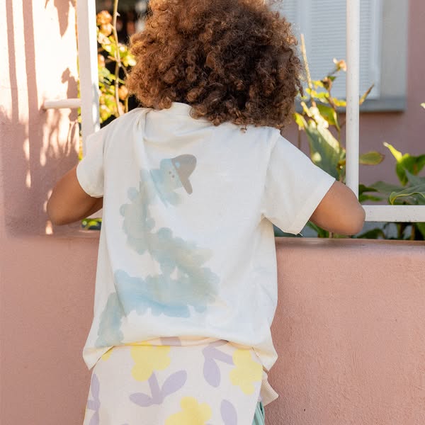 T-shirt Caterpiller de menino em algodão