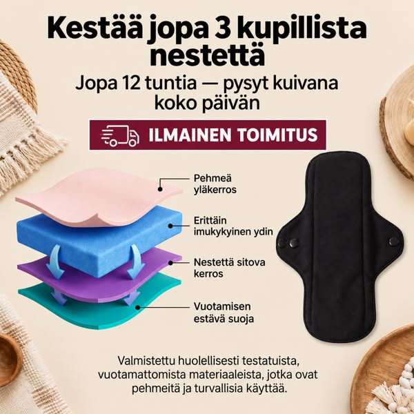 50% alennus tänään