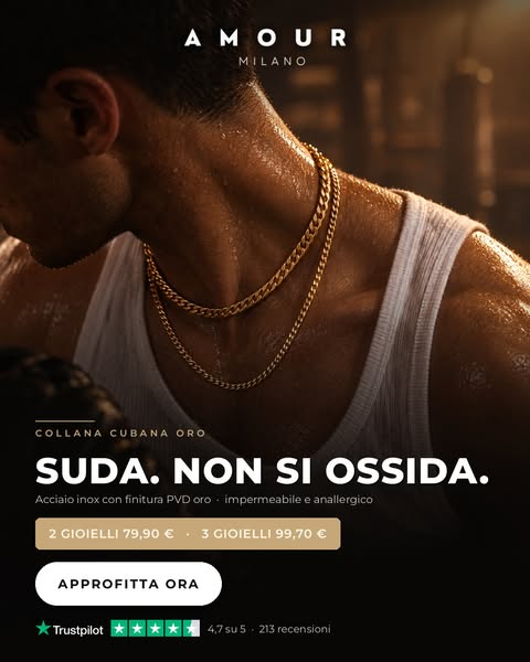 2 gioielli 79,90€ · per sempre, non una settimana
